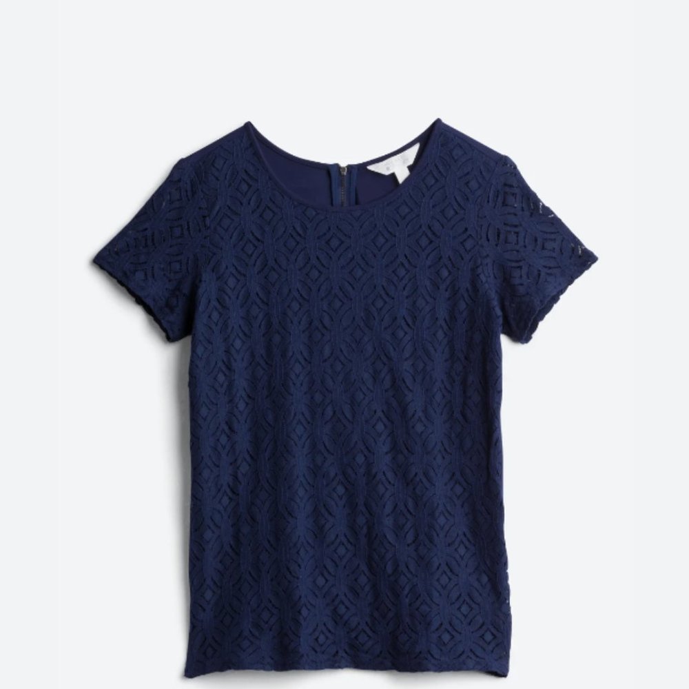 Market & Spruce Textured Blouse